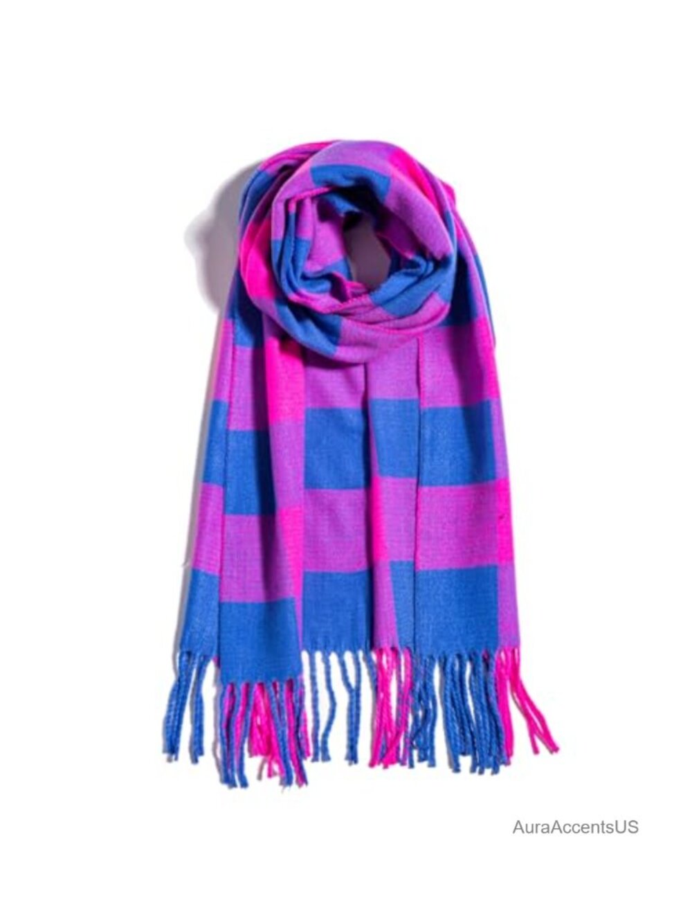 Plaid Scarf Winter Warm Soft Lightweight Unisex Neck Scarf